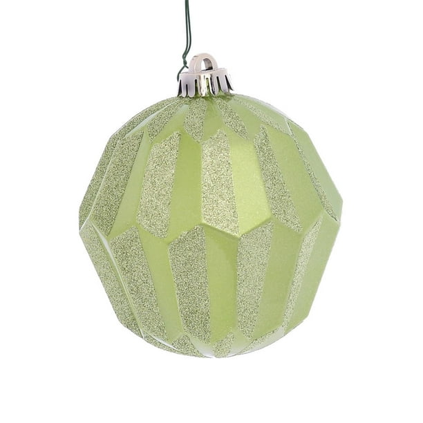 Vickerman 5 Christmas Ornament Faceted Ball Silver Glitter Finish Holiday Christmas Tree Decoration Shatterproof Plastic 3 Pack Vickerman 5 Christmas Ornament Faceted Ball Silver Glitter Finish Holiday Christmas Tree Decoration Shatterproof Plastic 3 Pack